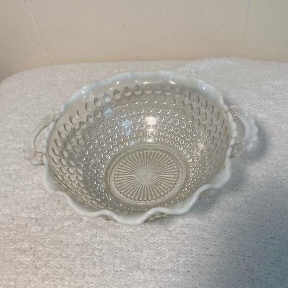 Anchor Hocking Hobnail Glass Catch All Tray - Picture 2 of 6